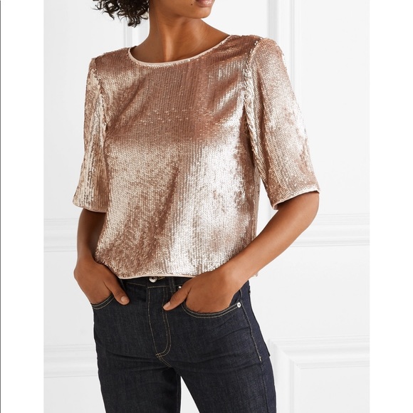 J. Crew Tops - Jcrew gold sequin top